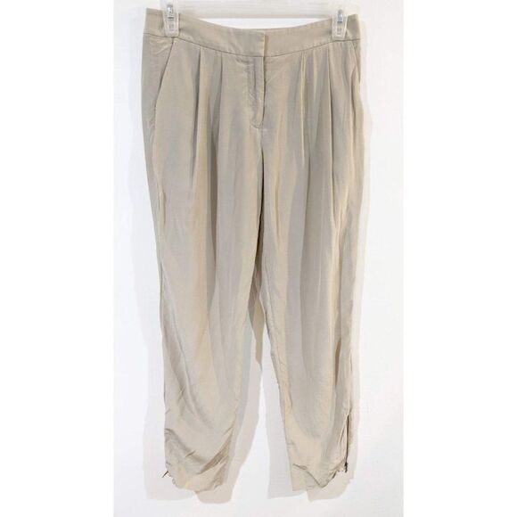 Club Monaco | Silk Pleated Trousers - Picture 1 of 8